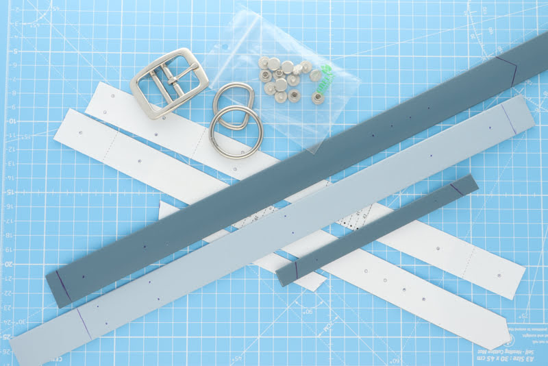 Maak een biothane halsband met 2 kleuren Tutorial