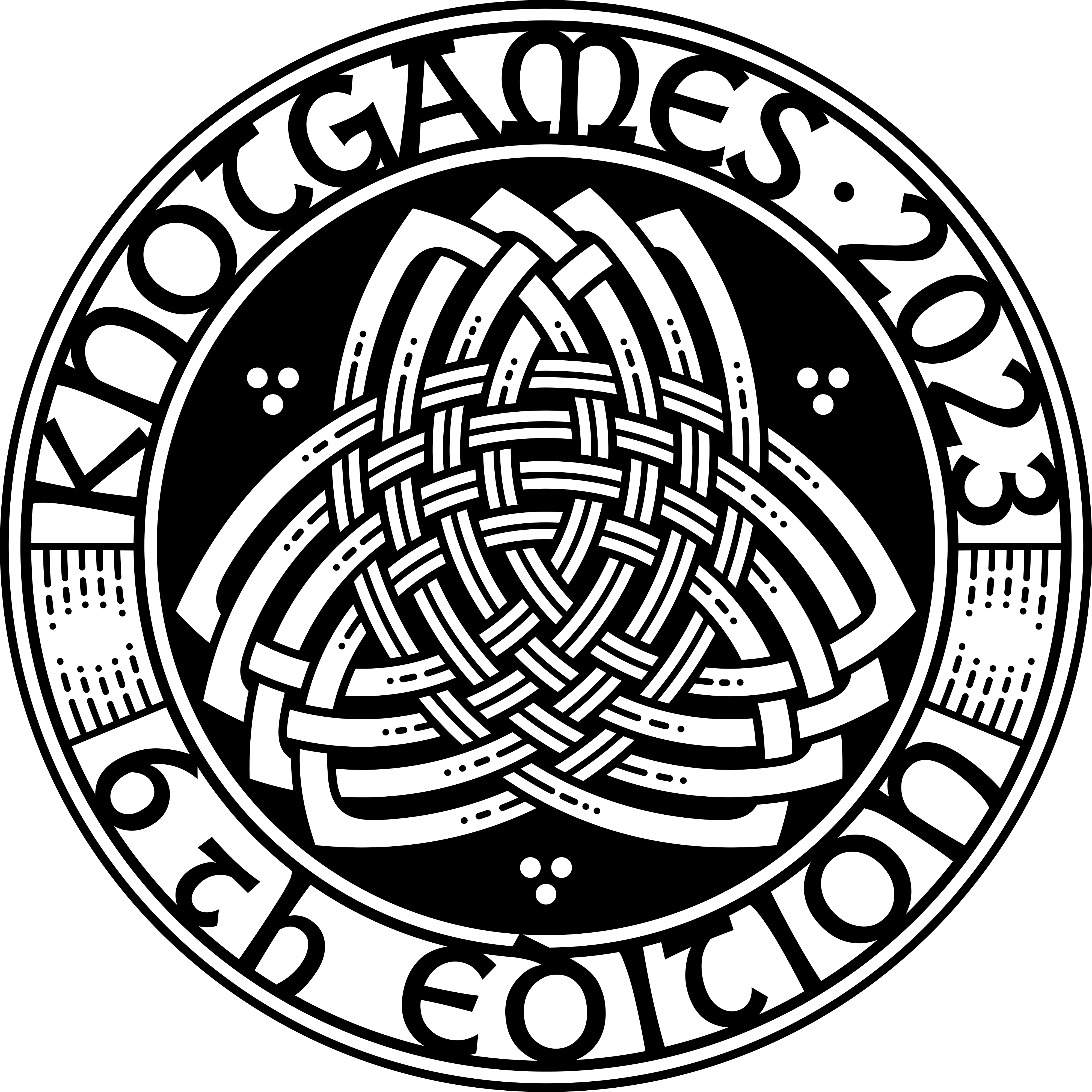 Logo voor de 2023 paracord Knotgames