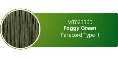Foggy Green Paracord 425 Type II