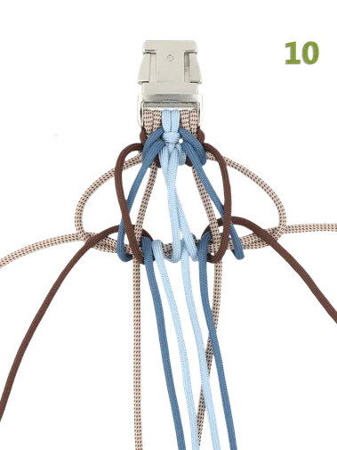 paracord cambio knoop maken