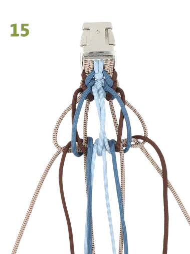 paracord knoop gemiddeld niveau