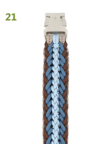 paracord halsband met sluiting