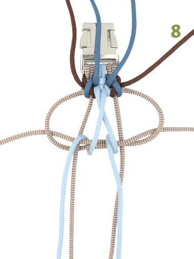 paracord knoopplank gebruiken