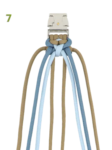 paracord hondenhalsband met buckle